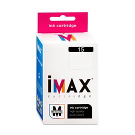 CARTUCHO IMAX® (C6615D Nº15) PARA IMPRESORAS HP - 44ml - Negro