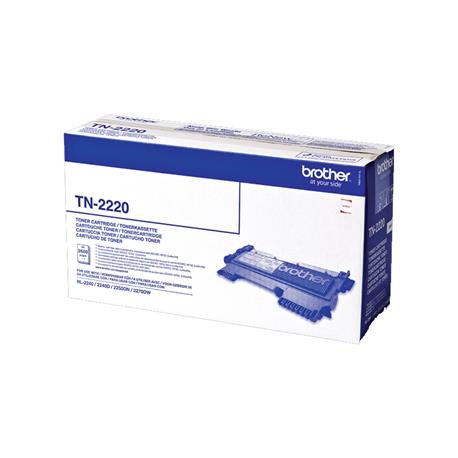 TONER ORIGINAL (TN2220) PARA IMPRESORAS BROTHER - 2.600pag - Negro