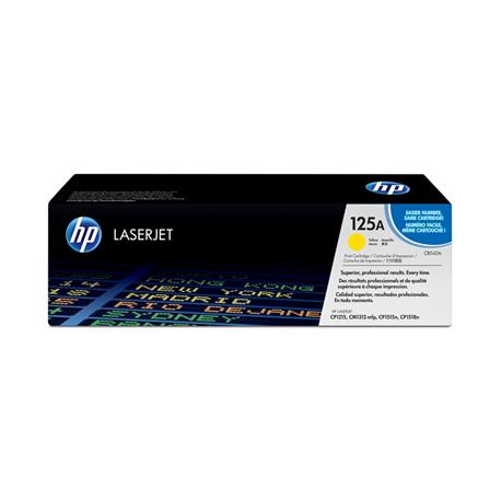 TONER ORIGINAL (CB542A) PARA IMPRESORAS HP - 1.400pag - Amarillo