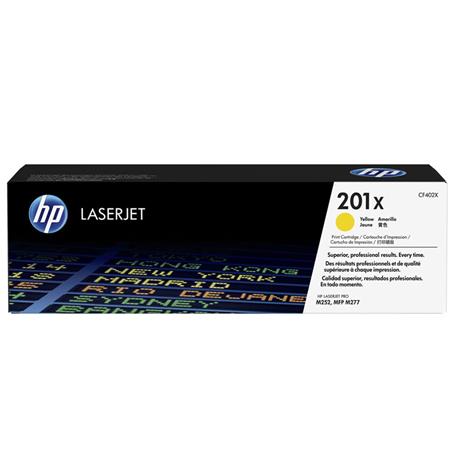 TONER ORIGINAL (CF402X Nº201X ) PARA IMPRESORAS HP - 2.300pag - Amarillo