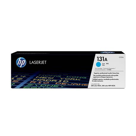 TONER ORIGINAL (CF211A Nº131A) PARA IMPRESORAS HP - 1.800pag - Cyan