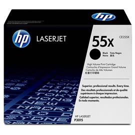 TONER ORIGINAL (CE255X) PARA IMPRESORAS HP - 12.500pag - Negro