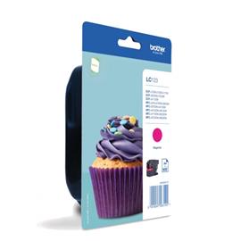 CARTUCHO ORIGINAL (LC123MBP) PARA IMPRESORAS BROTHER - 600pag - Magenta