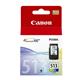 CARTUCHO ORIGINAL (CL513/2971B009) PARA IMPRESORAS CANON - 13ml - Color