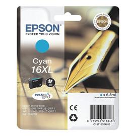 CARTUCHO ORIGINAL (C13T16324010 Nº16XL) PARA IMPRESORAS EPSON - 500pag - Cyan