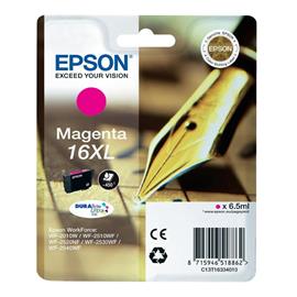CARTUCHO ORIGINAL (C13T16334010 Nº16XL) PARA IMPRESORAS EPSON - 500pag - Magenta