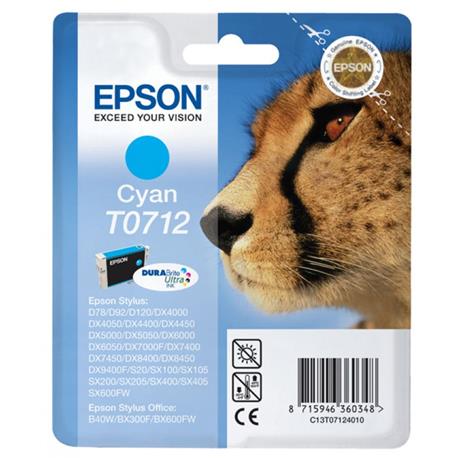 CARTUCHO ORIGINAL (C13T071240B0) PARA IMPRESORAS EPSON - 5,5ml - Cyan