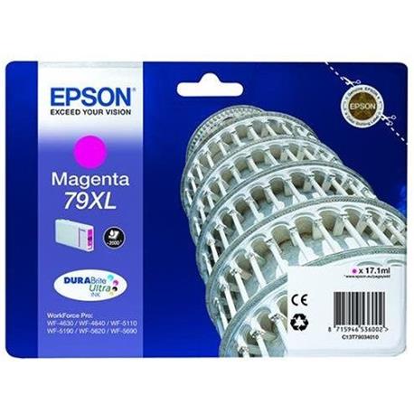 CARTUCHO ORIGINAL (C13T79034010) PARA IMPRESORAS EPSON - 2.000pag - Magenta
