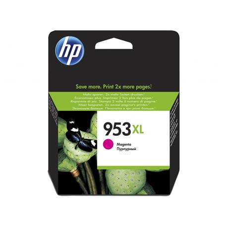 CARTUCHO ORIGINAL (F6U17AE Nº953XL) PARA IMPRESORAS HP - 1.600pag - Magenta