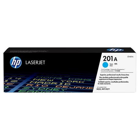 TONER ORIGINAL (CF401A N201A) PARA IMPRESORAS HP - 1.400pag - Cyan