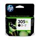 CARTUCHO ORIGINAL (3YM62AE Nº305XL BK) PARA IMPRESORAS HP - 240pag - Negro