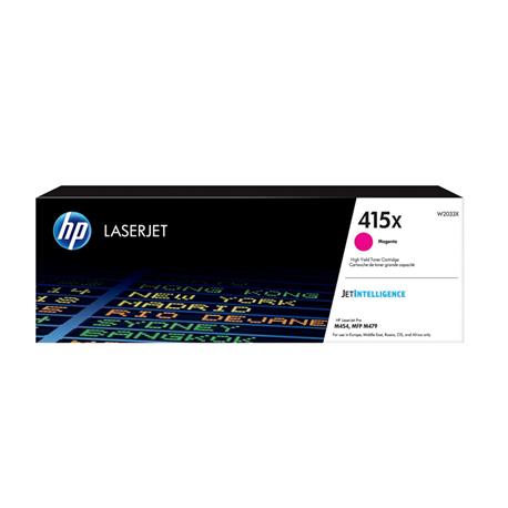 TONER ORIGINAL (W2033X Nº415X) PARA IMPRESORAS HP - 6.000pag - Magenta