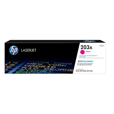 TONER ORIGINAL (CF543A Nº203A) PARA IMPRESORAS HP - 1.300pag - Magenta