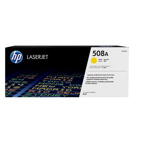 TONER ORIGINAL (CF362A Nº508A) PARA IMPRESORAS HP - 5.000pag - Amarillo
