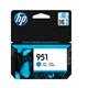 CARTUCHO ORIGINAL (CN050AE Nº951) PARA IMPRESORAS HP - 700pag - Cyan