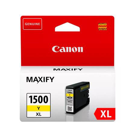 CARTUCHO ORIGINAL (PGI1500XLY/9195B001) PARA IMPRESORAS CANON - 1.020pag - Amarillo