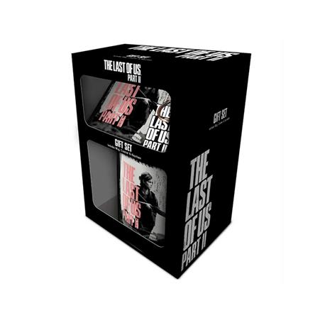 CAJA REGALO THE LAST OF US PART 2  TAZA + POSAVASOS + LLAVERO