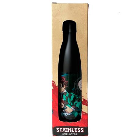 BOTELLA DE ACERO TERMICA DEMON SLAYER TANJIRO Y NEZUKO  - 500ML