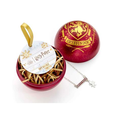 BOLA DE NAVIDAD HARRY POTTER  CON COLLAR GRYFFYNDOR