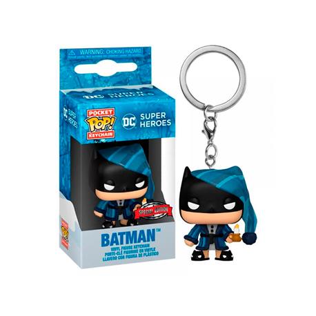 LLAVERO POCKET POP DC BATMAN EDICION ESPECIAL NAVIDAD