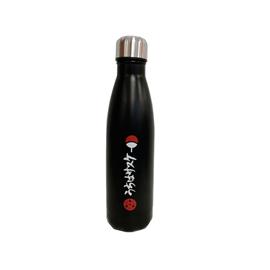 BOTELLA DE ACERO TERMICA NARUTO SHIPPUDEN LETRAS SOBRE FONDO  - 500ML