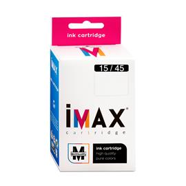 CARTUCHO IMAX® (C6615D Nº15 / 51645A Nº45 Unificados) PARA IMPRESORAS HP - 40ml - Negro